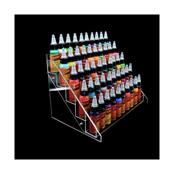 Espositore per colori in plex trasparente