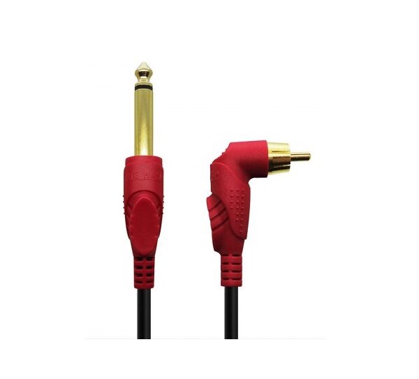 Clip Cord RCA 90° RED