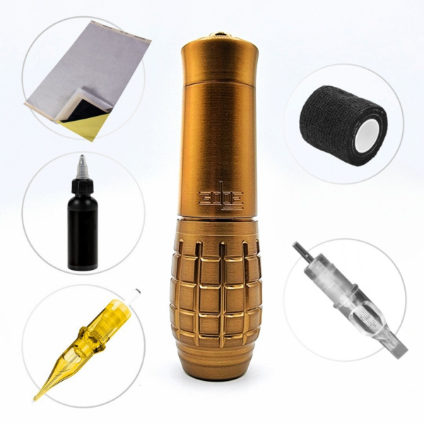 Kit Starter Completo Professionale per Tatuaggi - Tattoo Pen