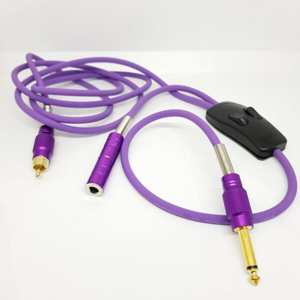 Split Doppia uscita Clip-Cord + RCA Purple Multifunzione