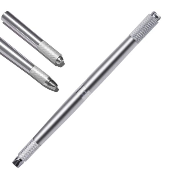 Manicotto per Aghi Microblading Doppio ingresso - Silver