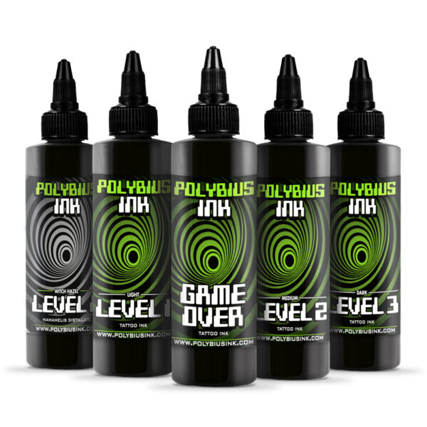 Set PolybiusInk Arcade Greywash 5x150ml