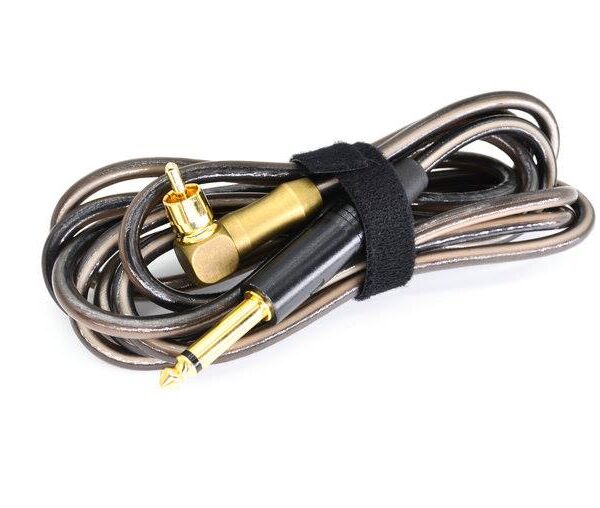 Clip Cord Angle RCA Brown