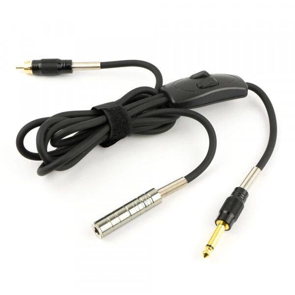 Split Doppia uscita Clip-Cord + RCA Black - Multifunzione