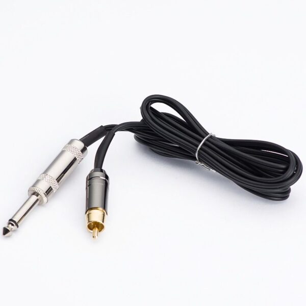 Clip Cord RCA Black/Gold