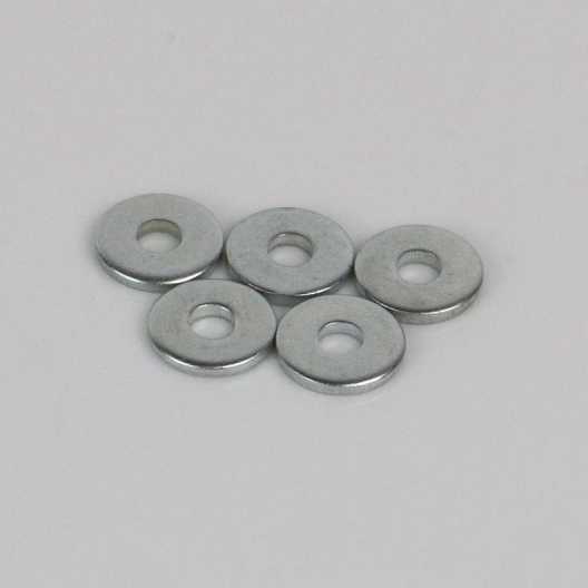 Rondelle Piatte High Quality Silver - 10pz