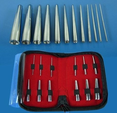 Kit Professional Body Piercing Stretching 12pz