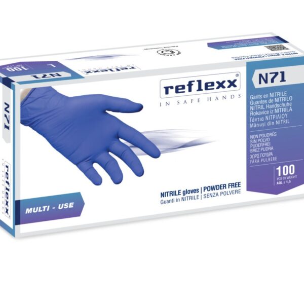 Guanti Nitrile - Reflexx Blue 100pz