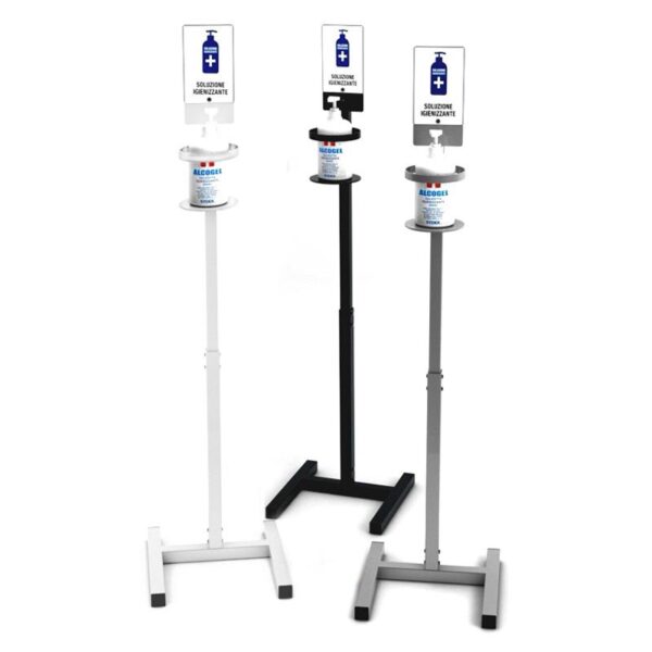 Colonnina Espositore Dispenser Gel Igienizzante Long Taper