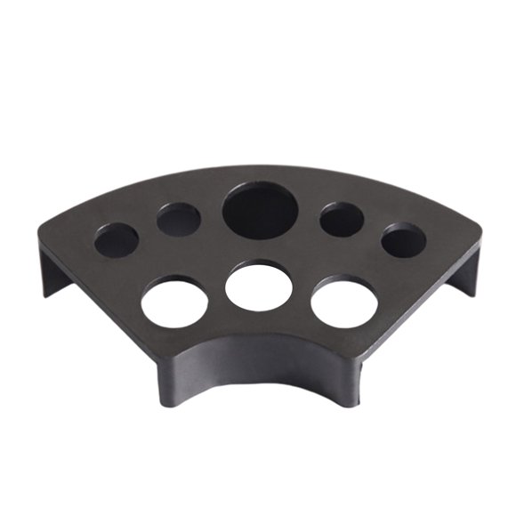 PORTA TAPPINI PLASTICA 8 FORI - Black