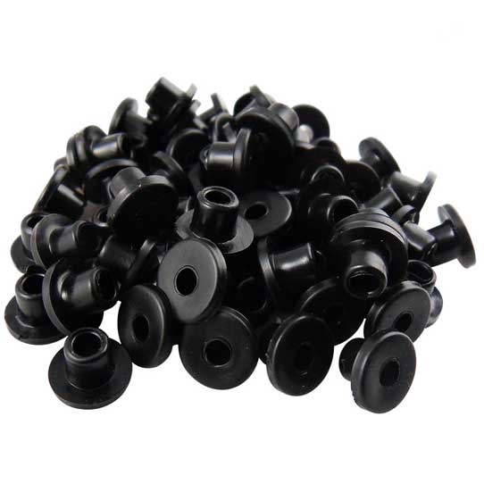 Gommini Black Porta Ago Soft 100 pz