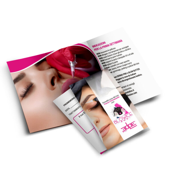 Mini Pieghevole Con Indicazioni Post Trattamento - 50pz