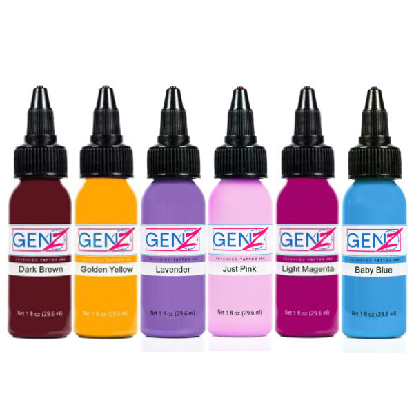 Intenze GEN-Z Tattoo Ink – Autumn Set 6x30ml