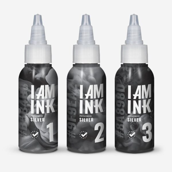 I am Ink - Silver 1-3 Silver Washes 50ml