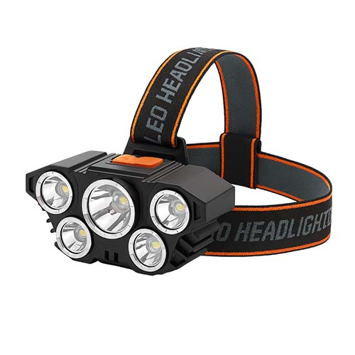 Lampada Frontale con Batteria Ricaricabile Integrata