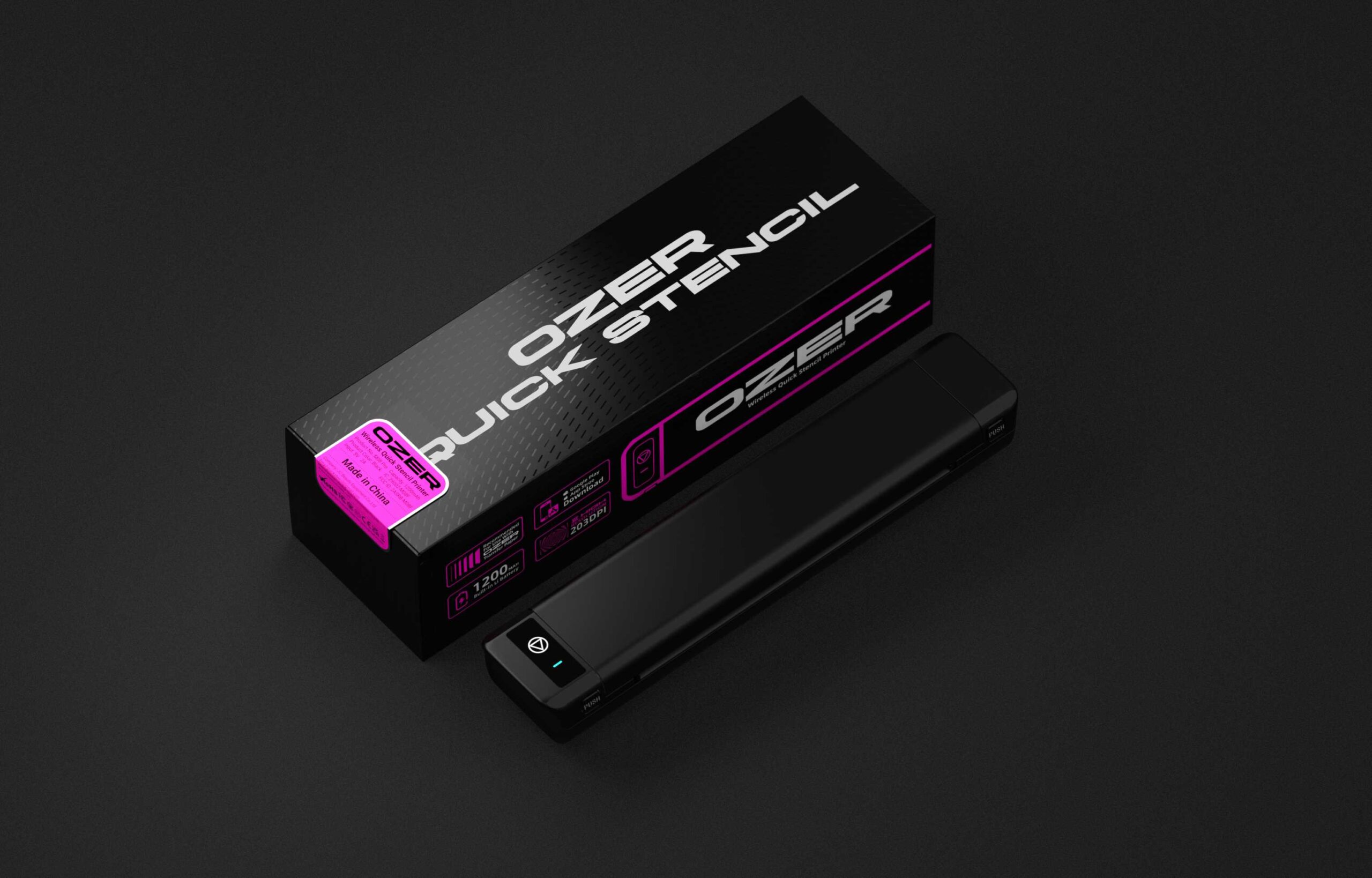 Stampante Termica a Batteria per Stencil Original OZER Wireless Bluetooth - immagine 5