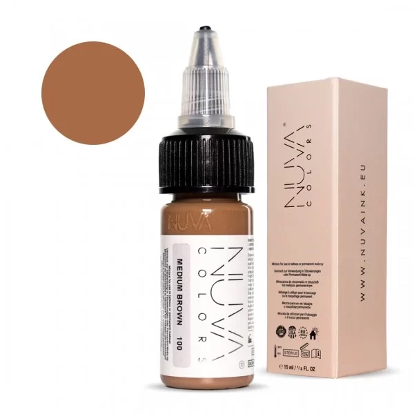 Nuva Colors - 100 Medium Brown - 15ML