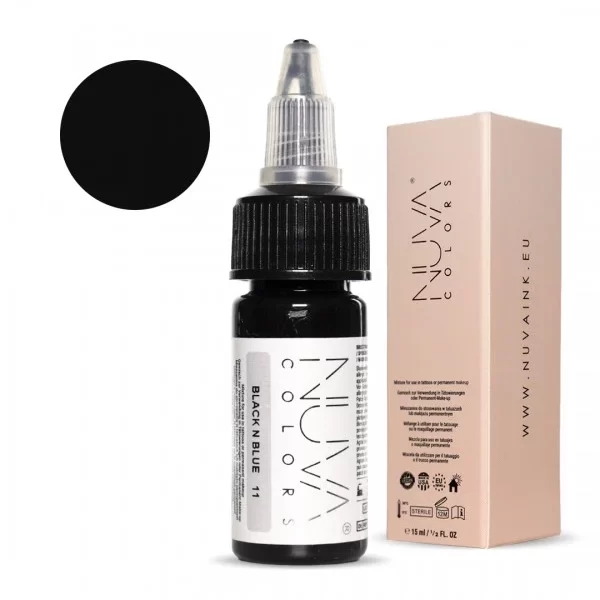 Nuva Colors - 11 Black N Blue - 15ML