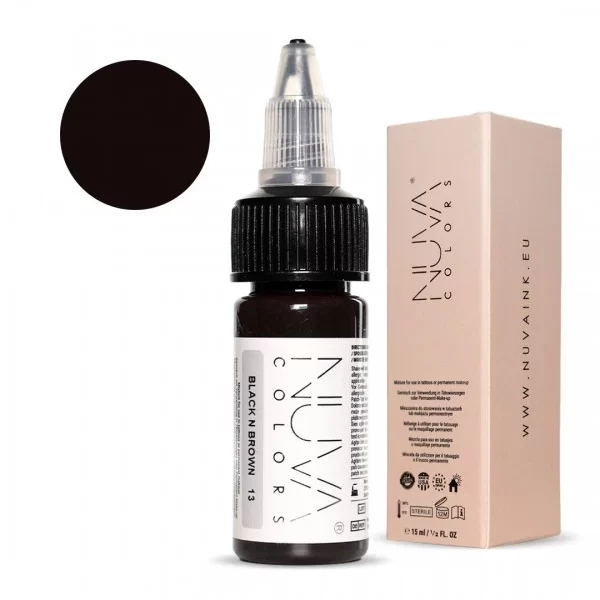 Nuva Colors - 13 Black N Brown - 15ML