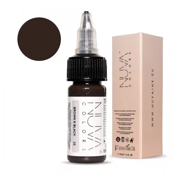 Nuva Colors - 20 Brown N Black - 15ML