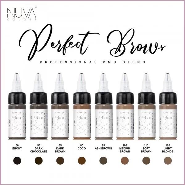 Nuva Colors - Eyebrow Collection Set - 8x15ML