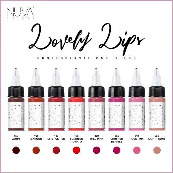 Nuva Colors - Lips Collection Set - 8x15ML