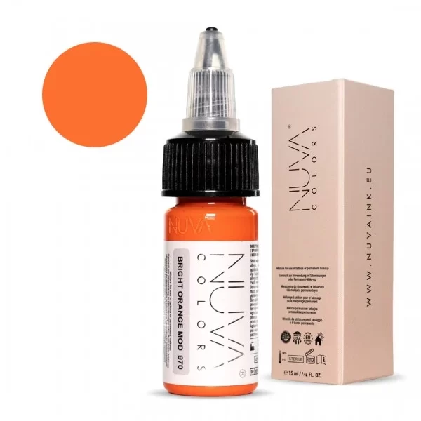 Nuva Colors - 970 Bright Orange Mod - 15ML