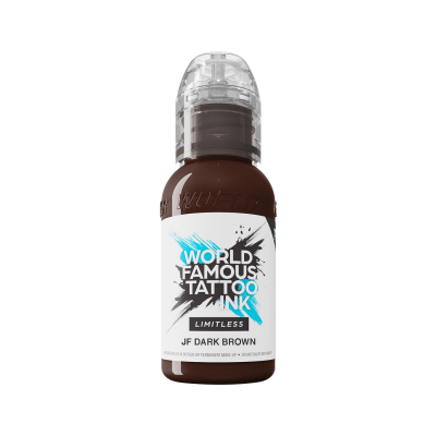 World Famous Limitless Tattoo Ink - JF Dark Brown 30ml