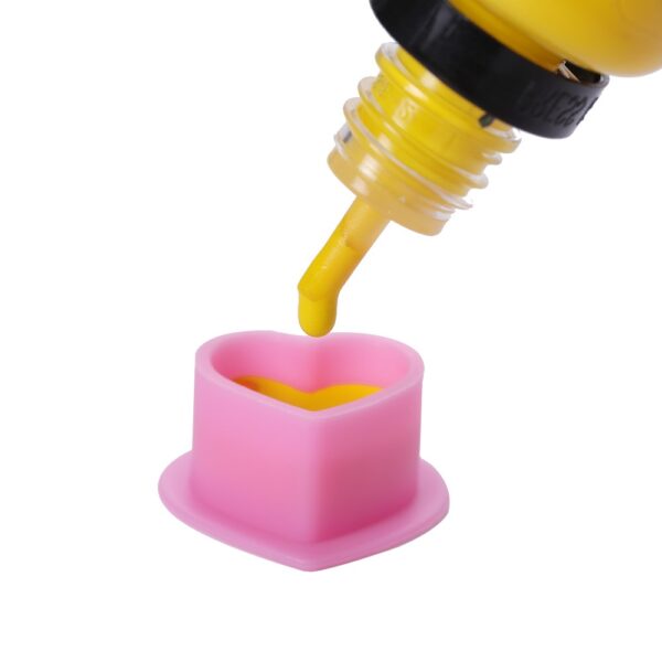 Tappini Porta Colore Love Ink in Vero Silicone usa e getta con Base