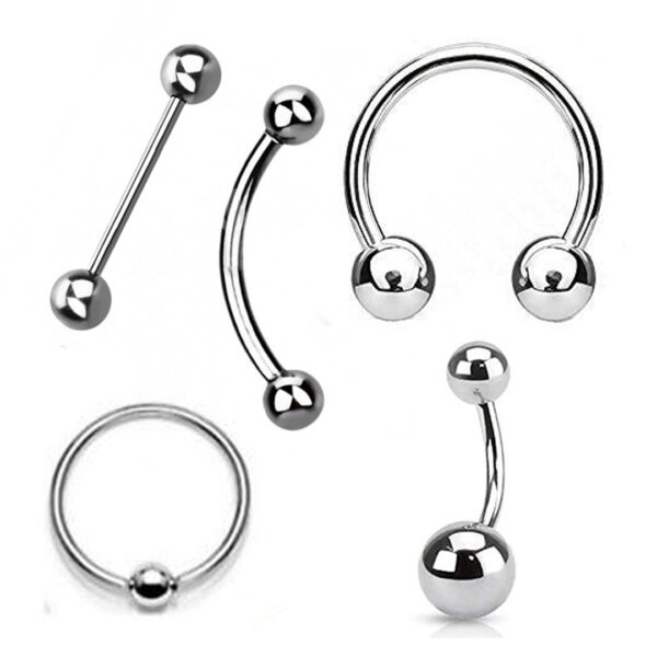 PIERCING ACCIAIO CHIRURGICO STERILI