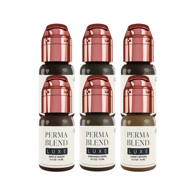 Perma Blend Luxe PMU Ink - The Chocolate Collection Set 6x15ml