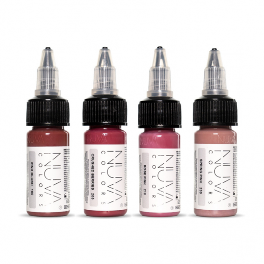 Nuva Colors Top Set Lips 4X15ml