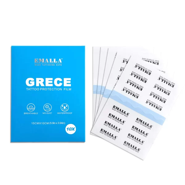 Pellicola Protettiva Emalla Grece Tattoo Protection Film - 10 fogli 15CMX10CM
