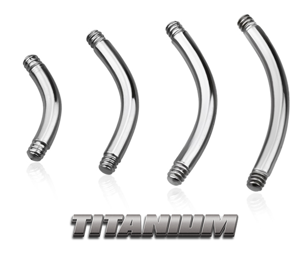 S Barbell Banana Acciaio con Doppia Filettatura