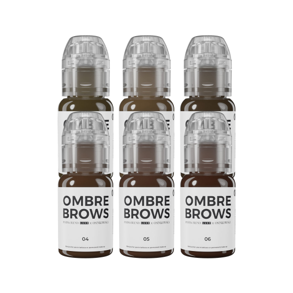 Perma Blend Luxe PMU - Paulina Osinkowska Ombre Brows Set 6x15 ml