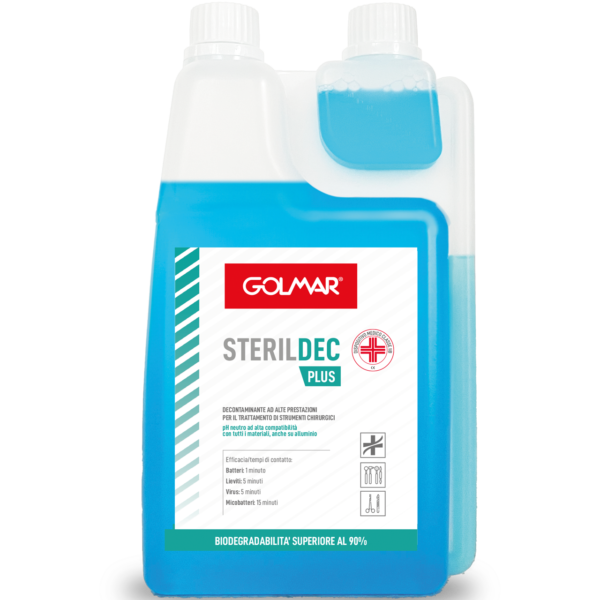 SterilDec Plus - Disinfettante Decontaminante Per Strumenti Medici e Estetici