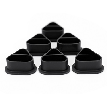 Tappini in Silicone Triangle Morbido Doppio Slot 2 in 1 - 80pz