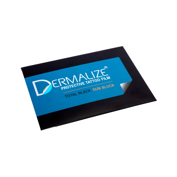 Dermalize Pro Total Black Sun Block - 5 fogli pretagliati di 15 cm x 10 cm