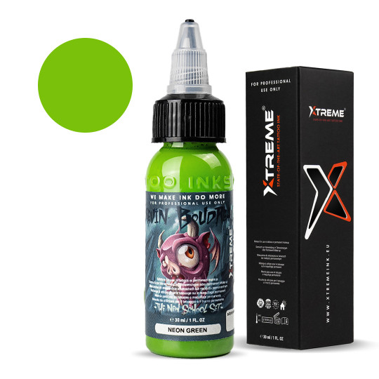 XTreme Ink - Kevin Boudrealu New School - Neon Green 30ml