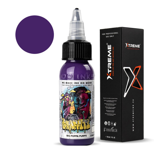 XTreme Ink - Kyle Warwick Psychedelic Graffiti - Big Poppa Purps 30ML