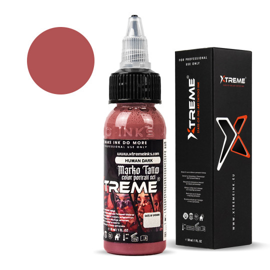 XTreme Ink -  Marko Tattoo Color Portrait - Human Dark 30ml
