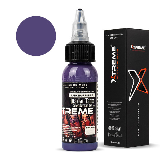 XTreme Ink -  Marko Tattoo Color Portrait - Larkspur Purple 30ml