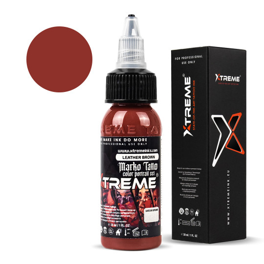 XTreme Ink -  Marko Tattoo Color Portrait - Leather Brown 30ml