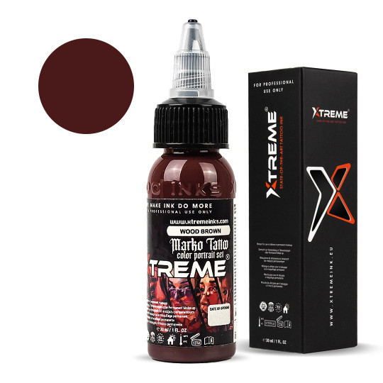 XTreme Ink -  Marko Tattoo Color Portrait - Wood Brown 30ml