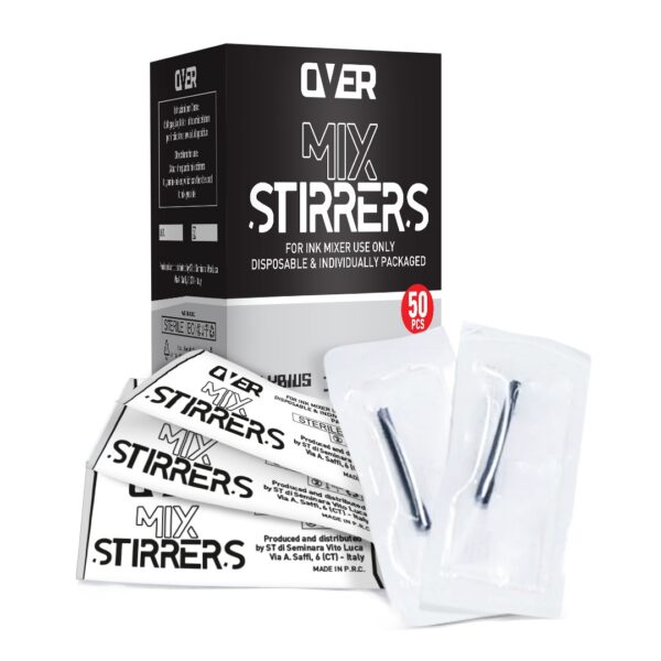 Bastoncini Agitatori di Ricarica Imbustati Sterili per ink Mixer