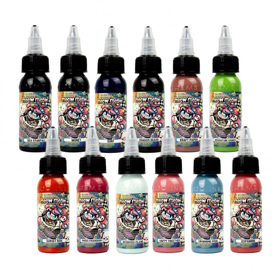 XTREME ADVANCED TATTOO INK – MEOW MEOW SET 12X30ML