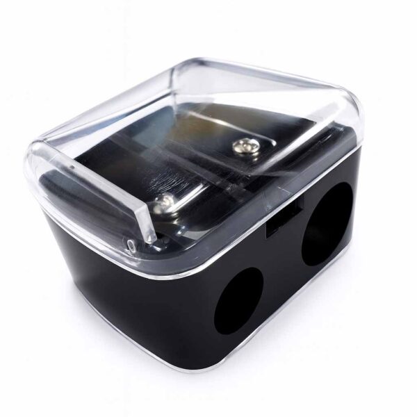 OVER - Temperino Doppio - Sharpener Tempera Matite - Black