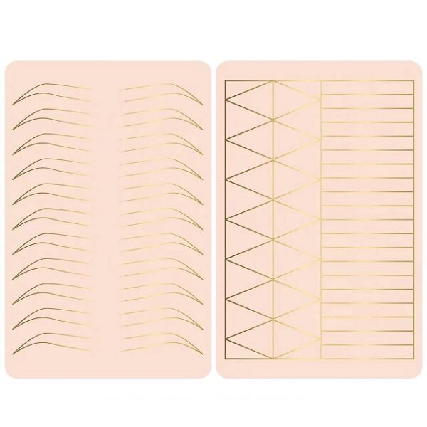 Pelle sintetica con Guide Geometriche per Microblading
