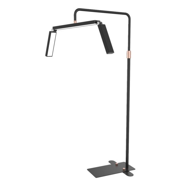 Lampada LED con Base Piatta e Bracci Pieghevoli