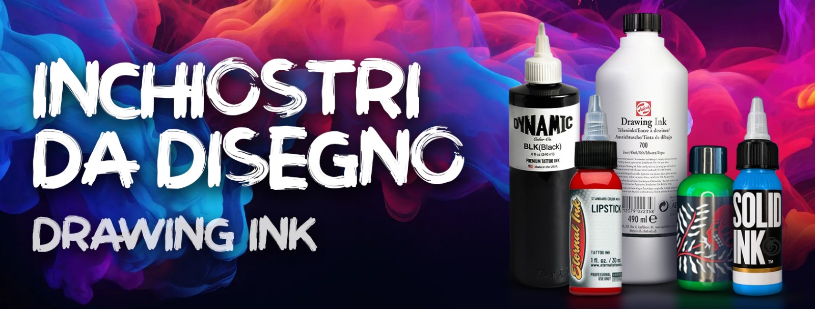inchiostro da disegno solid ink eternal ink drawing ink tattoo slide